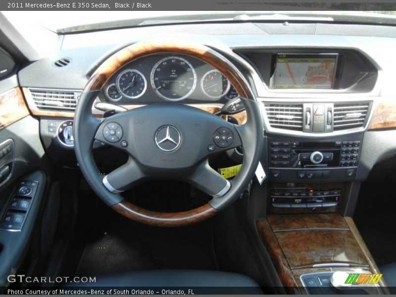 Black / Black 2011 Mercedes-Benz E 350 Sedan