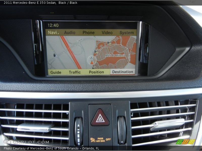 Black / Black 2011 Mercedes-Benz E 350 Sedan