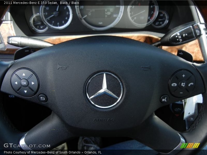 Black / Black 2011 Mercedes-Benz E 350 Sedan