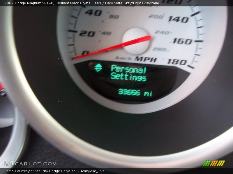 Brilliant Black Crystal Pearl / Dark Slate Gray/Light Graystone 2007 Dodge Magnum SRT-8