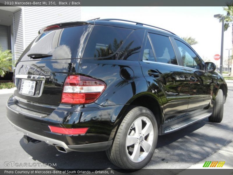 Black / Black 2010 Mercedes-Benz ML 350