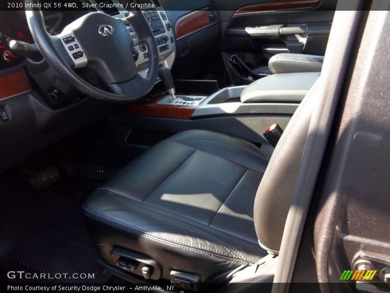 Silver Graphite / Graphite 2010 Infiniti QX 56 4WD