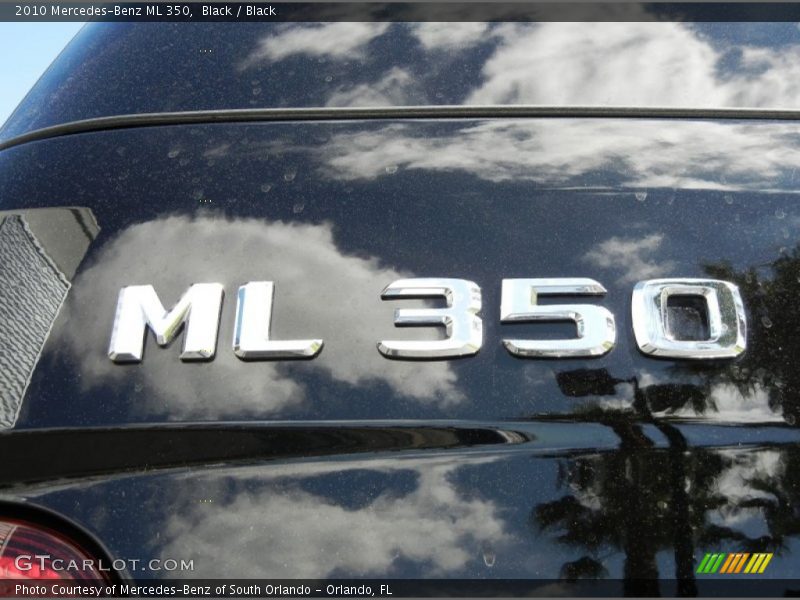 Black / Black 2010 Mercedes-Benz ML 350
