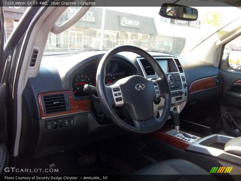 Silver Graphite / Graphite 2010 Infiniti QX 56 4WD
