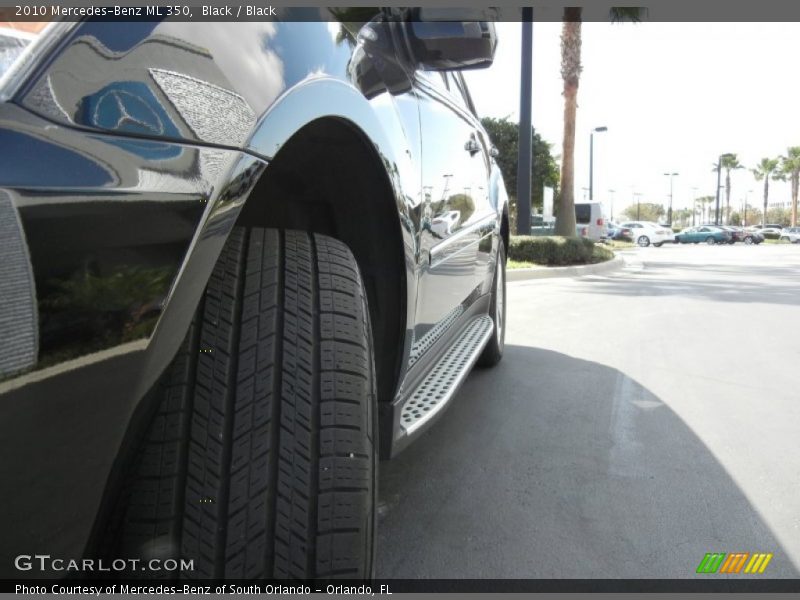 Black / Black 2010 Mercedes-Benz ML 350