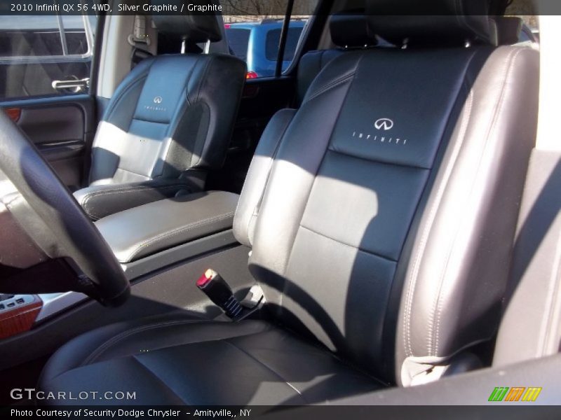 Silver Graphite / Graphite 2010 Infiniti QX 56 4WD