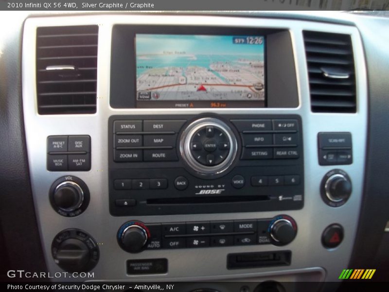 Silver Graphite / Graphite 2010 Infiniti QX 56 4WD