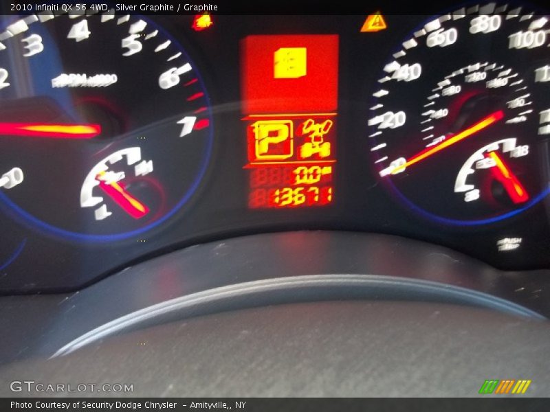 Silver Graphite / Graphite 2010 Infiniti QX 56 4WD