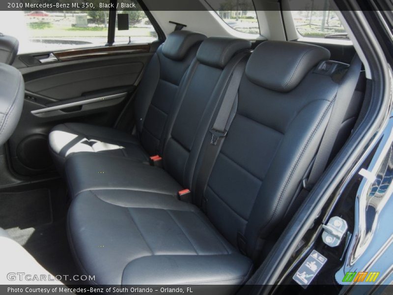 Black / Black 2010 Mercedes-Benz ML 350