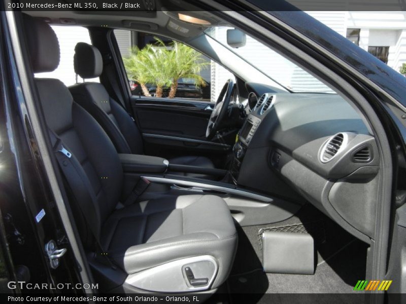 Black / Black 2010 Mercedes-Benz ML 350