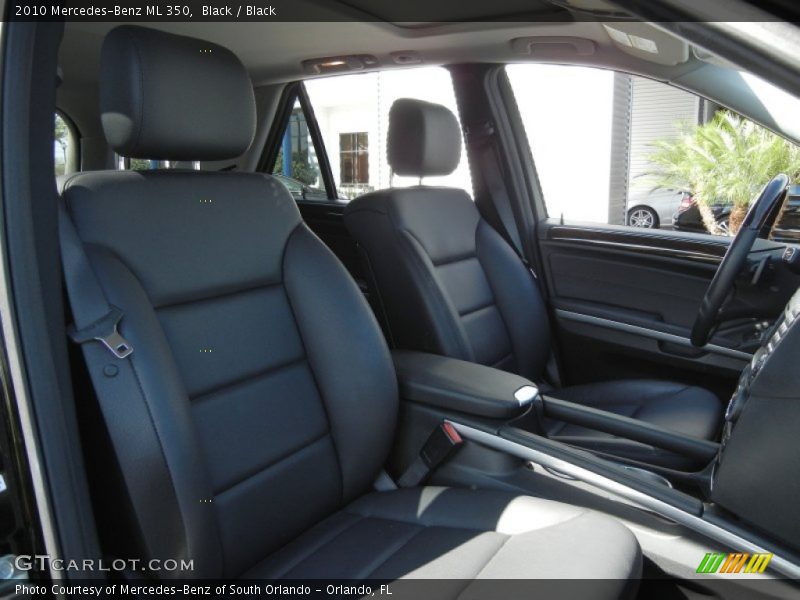 Black / Black 2010 Mercedes-Benz ML 350