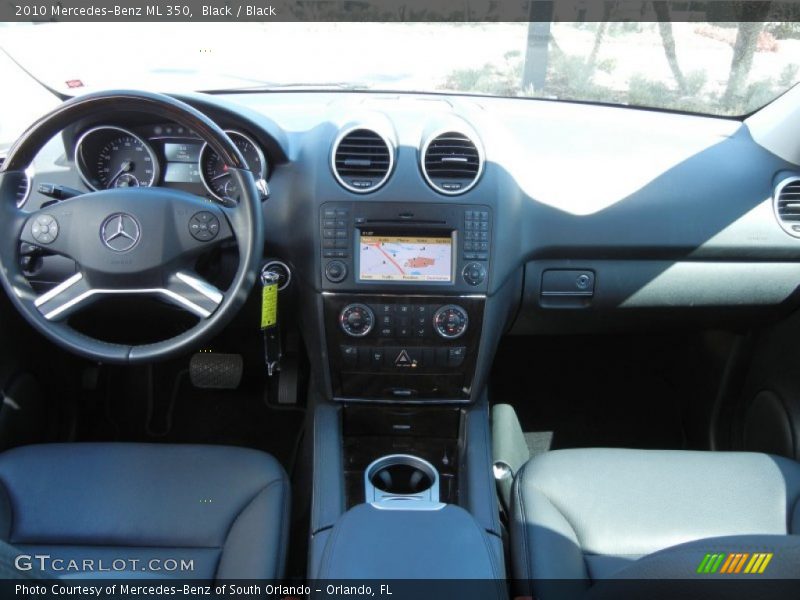 Black / Black 2010 Mercedes-Benz ML 350