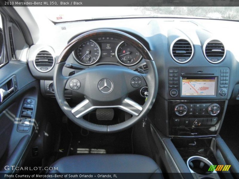 Black / Black 2010 Mercedes-Benz ML 350