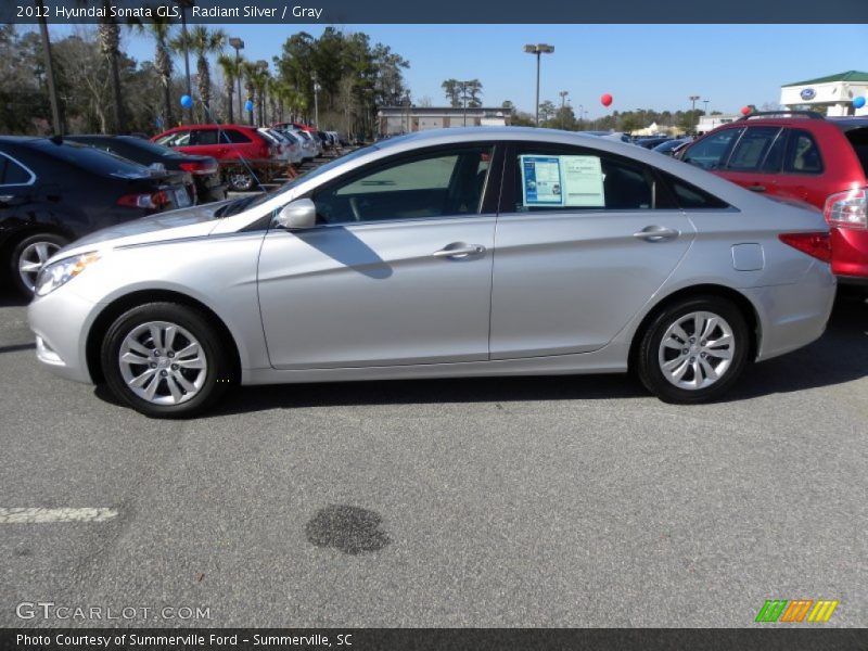Radiant Silver / Gray 2012 Hyundai Sonata GLS
