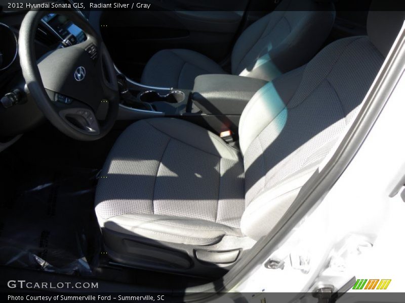Radiant Silver / Gray 2012 Hyundai Sonata GLS