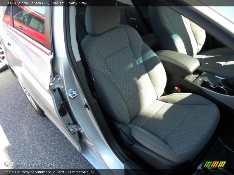 Radiant Silver / Gray 2012 Hyundai Sonata GLS