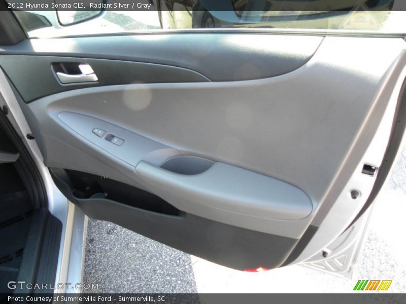 Radiant Silver / Gray 2012 Hyundai Sonata GLS