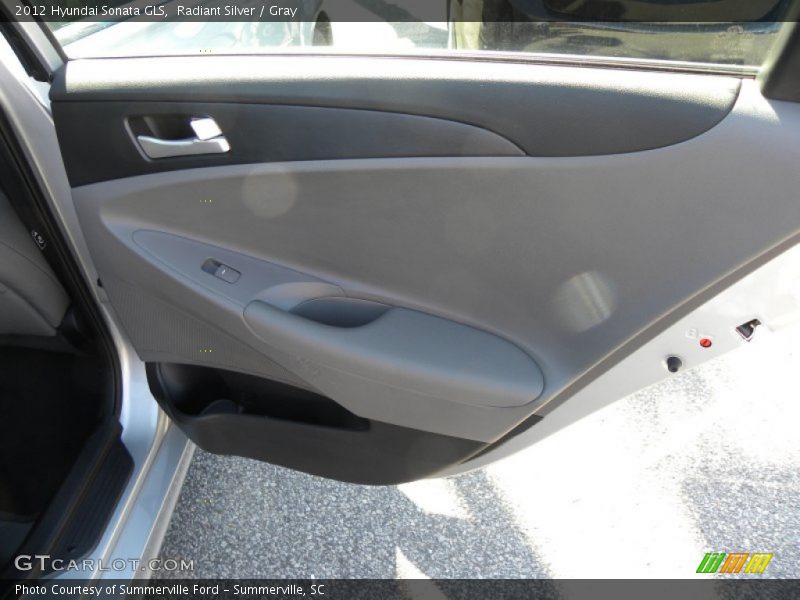 Radiant Silver / Gray 2012 Hyundai Sonata GLS