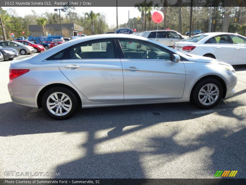 Radiant Silver / Gray 2012 Hyundai Sonata GLS