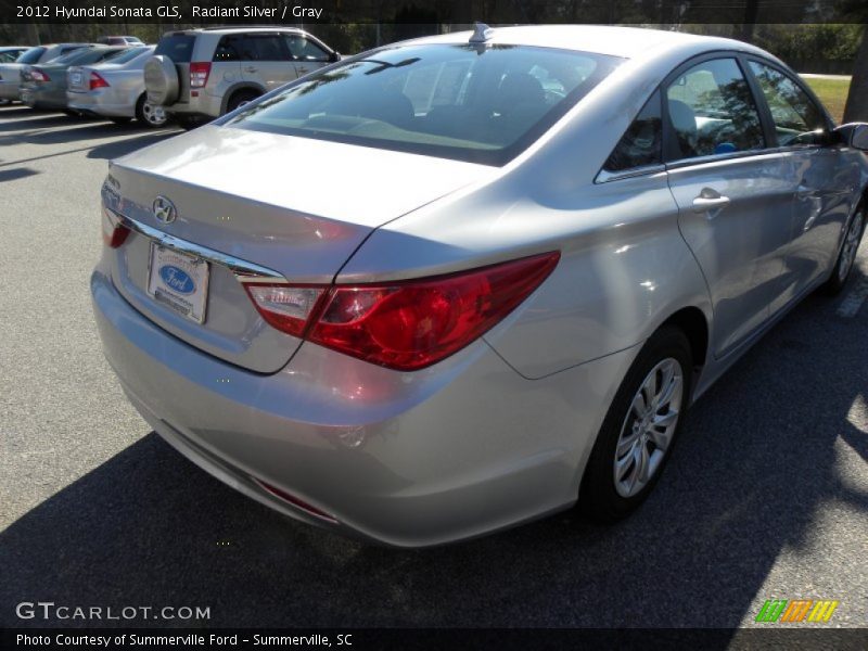 Radiant Silver / Gray 2012 Hyundai Sonata GLS