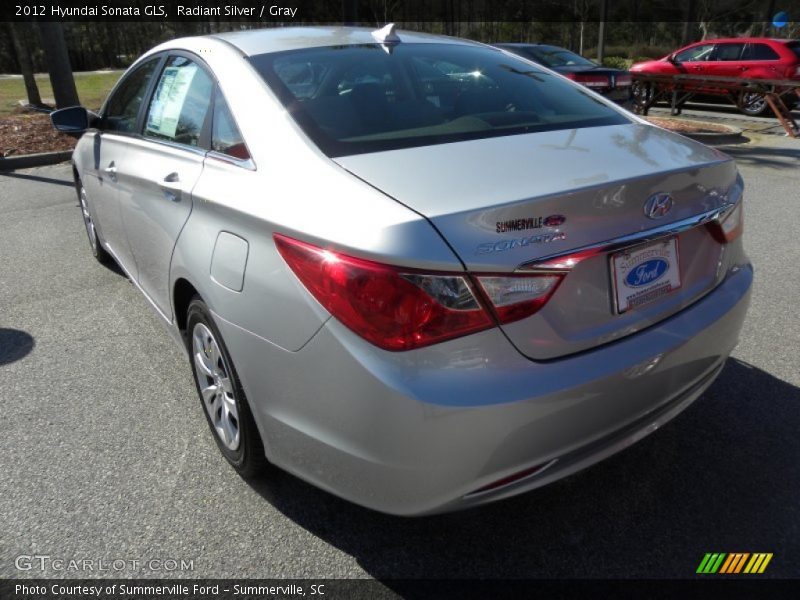 Radiant Silver / Gray 2012 Hyundai Sonata GLS