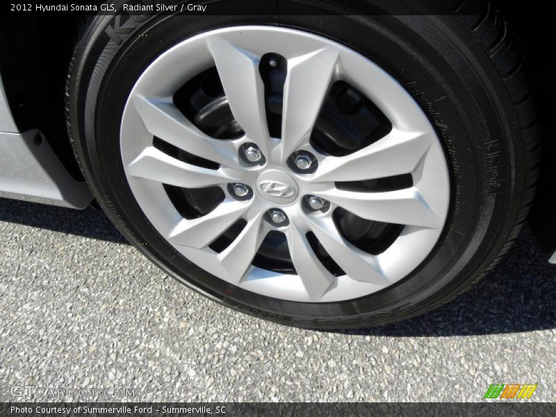 Radiant Silver / Gray 2012 Hyundai Sonata GLS
