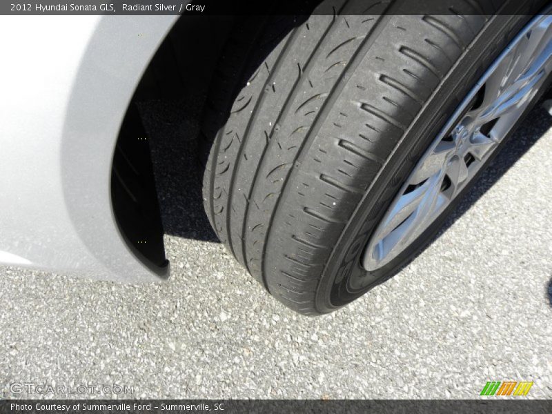 Radiant Silver / Gray 2012 Hyundai Sonata GLS
