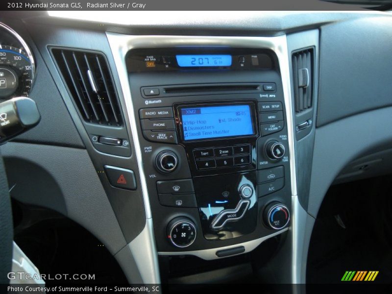 Radiant Silver / Gray 2012 Hyundai Sonata GLS