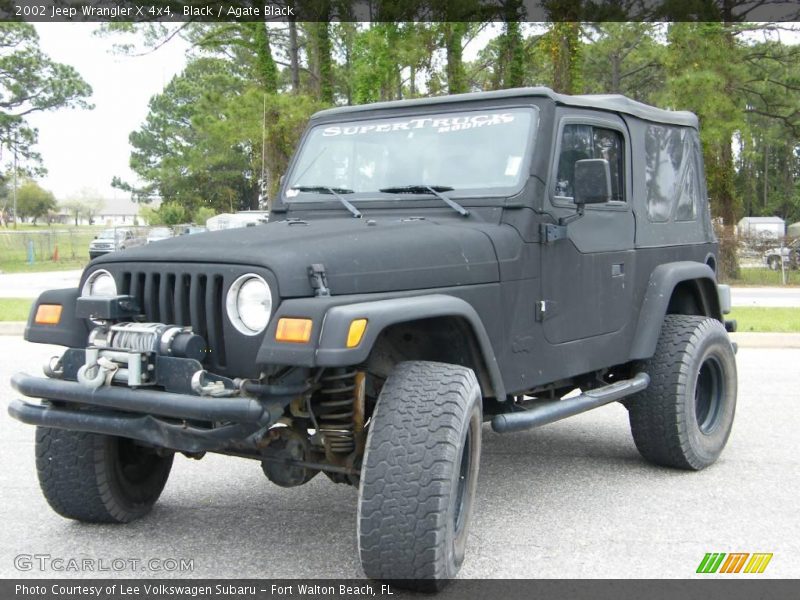 Black / Agate Black 2002 Jeep Wrangler X 4x4