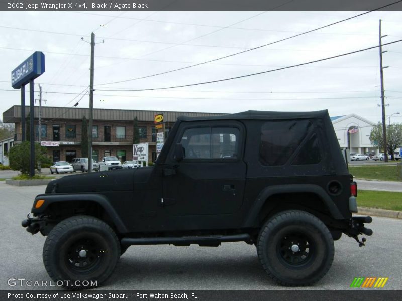 Black / Agate Black 2002 Jeep Wrangler X 4x4