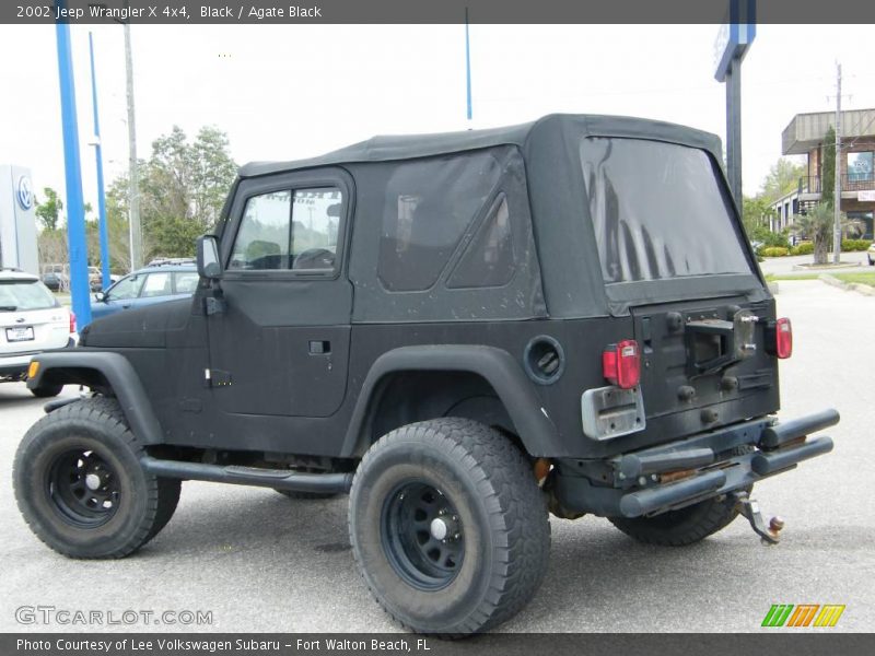 Black / Agate Black 2002 Jeep Wrangler X 4x4