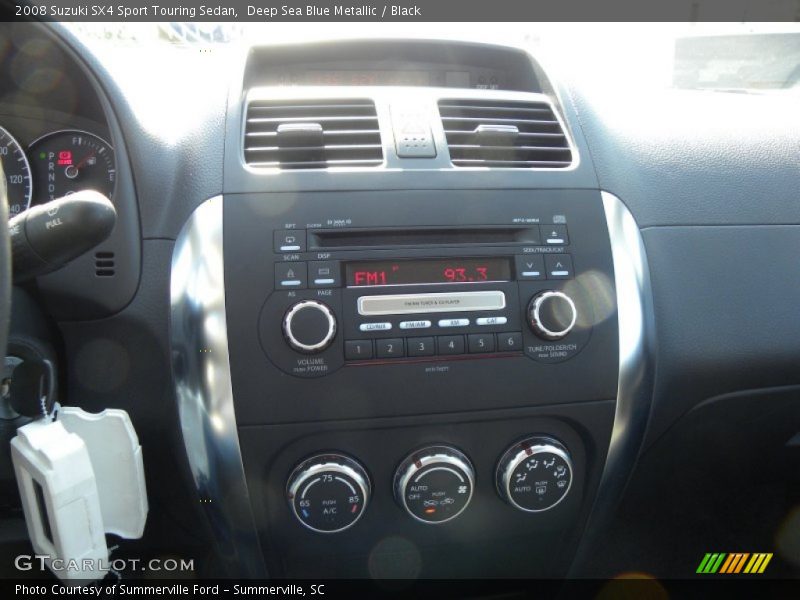 Deep Sea Blue Metallic / Black 2008 Suzuki SX4 Sport Touring Sedan