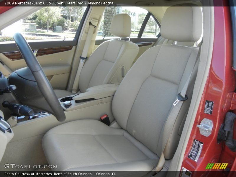 Mars Red / Almond/Mocha 2009 Mercedes-Benz C 350 Sport
