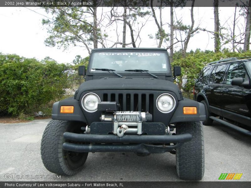 Black / Agate Black 2002 Jeep Wrangler X 4x4