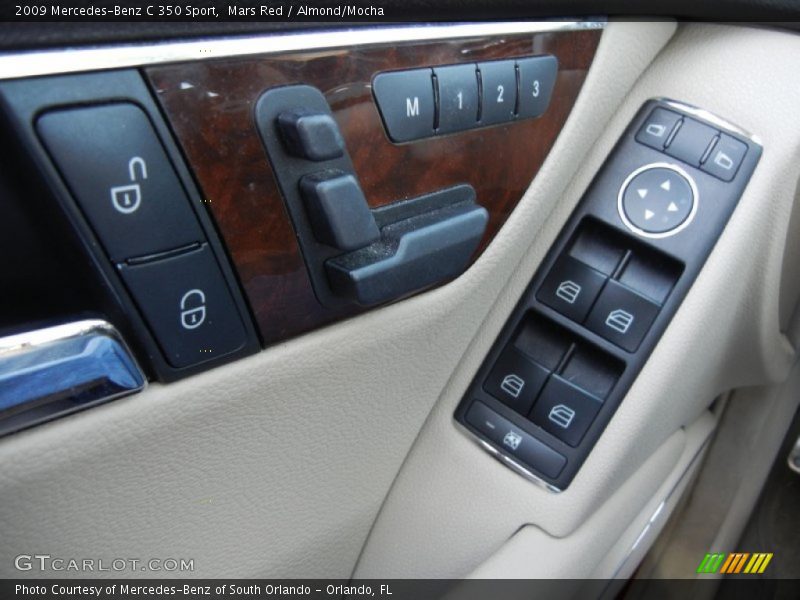 Mars Red / Almond/Mocha 2009 Mercedes-Benz C 350 Sport