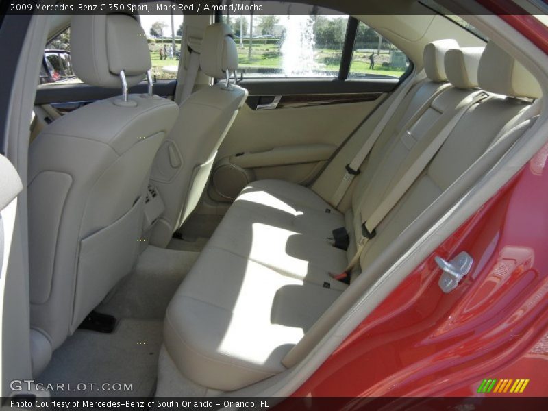Mars Red / Almond/Mocha 2009 Mercedes-Benz C 350 Sport
