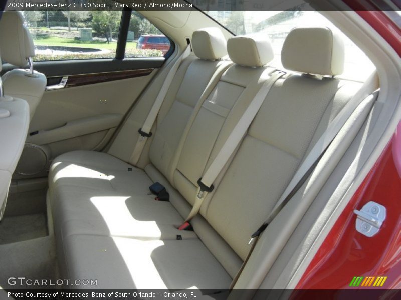 Mars Red / Almond/Mocha 2009 Mercedes-Benz C 350 Sport