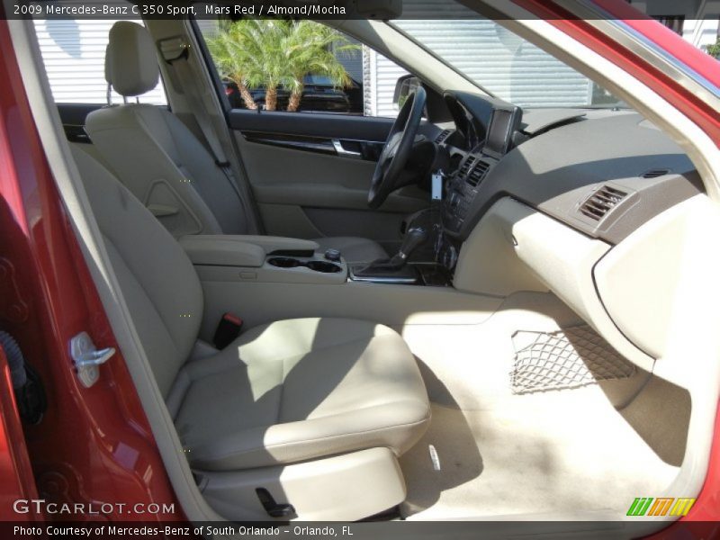 Mars Red / Almond/Mocha 2009 Mercedes-Benz C 350 Sport