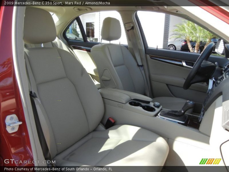 Mars Red / Almond/Mocha 2009 Mercedes-Benz C 350 Sport