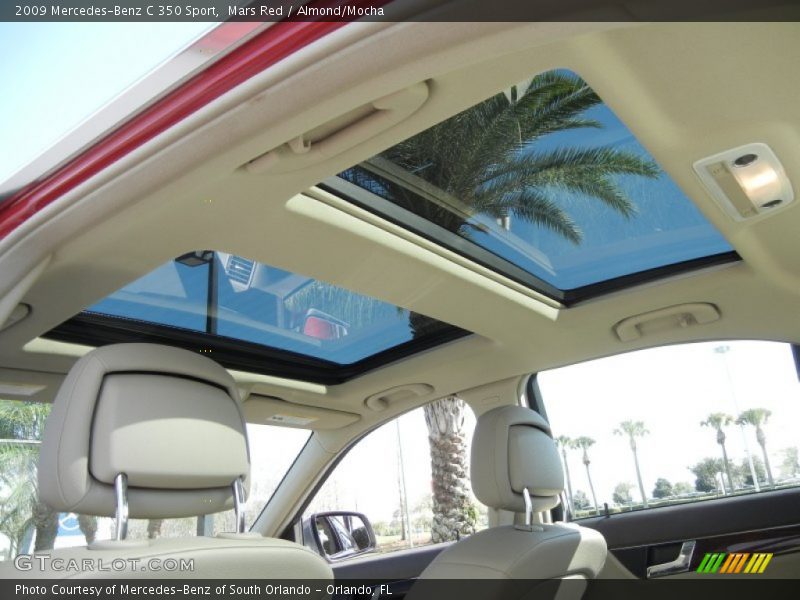 Mars Red / Almond/Mocha 2009 Mercedes-Benz C 350 Sport