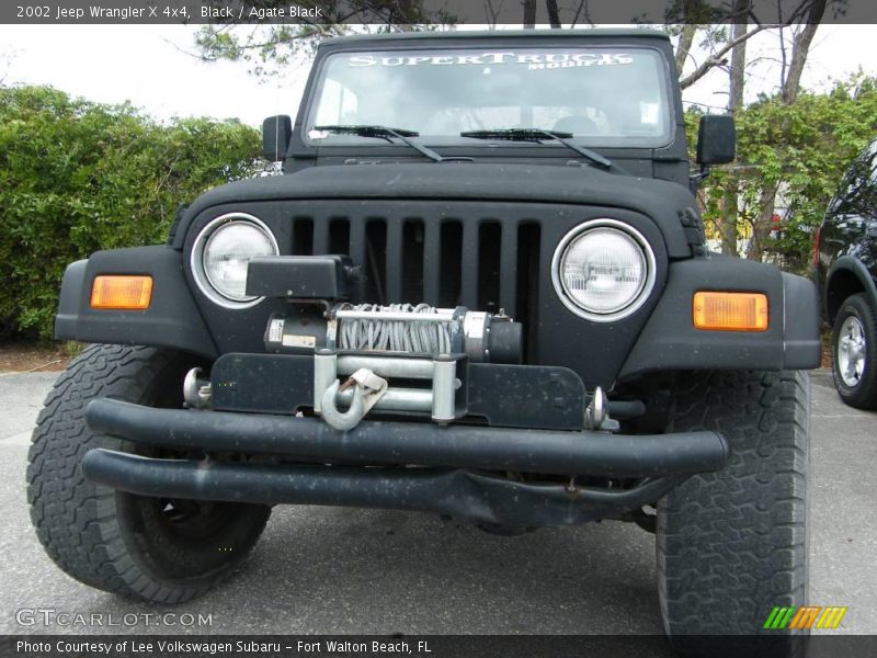 Black / Agate Black 2002 Jeep Wrangler X 4x4