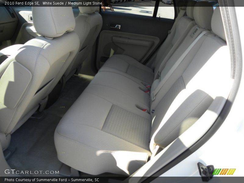 White Suede / Medium Light Stone 2010 Ford Edge SE