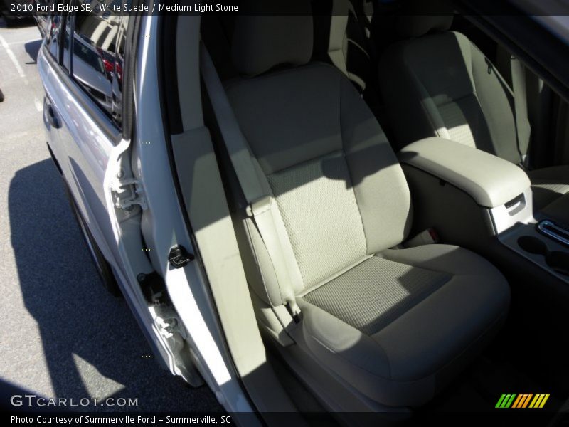 White Suede / Medium Light Stone 2010 Ford Edge SE