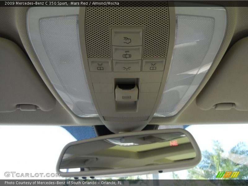 Mars Red / Almond/Mocha 2009 Mercedes-Benz C 350 Sport