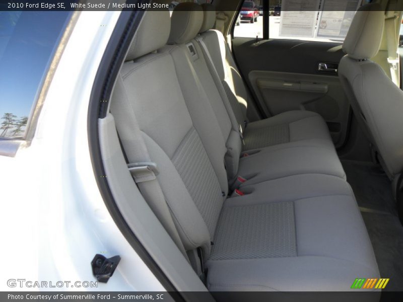 White Suede / Medium Light Stone 2010 Ford Edge SE
