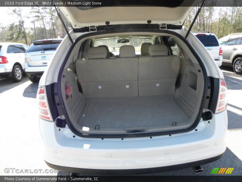 White Suede / Medium Light Stone 2010 Ford Edge SE