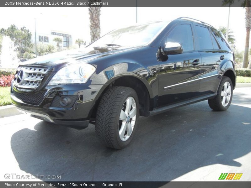 Black / Cashmere 2009 Mercedes-Benz ML 350 4Matic