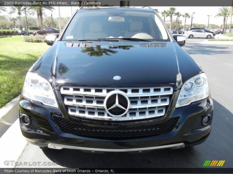 Black / Cashmere 2009 Mercedes-Benz ML 350 4Matic