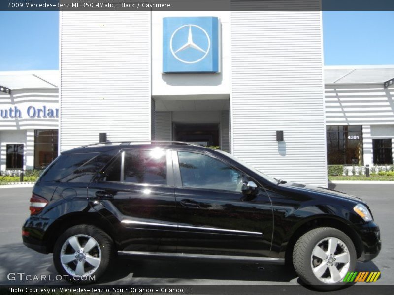 Black / Cashmere 2009 Mercedes-Benz ML 350 4Matic