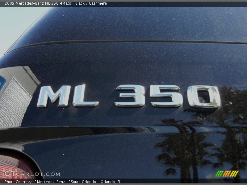 Black / Cashmere 2009 Mercedes-Benz ML 350 4Matic